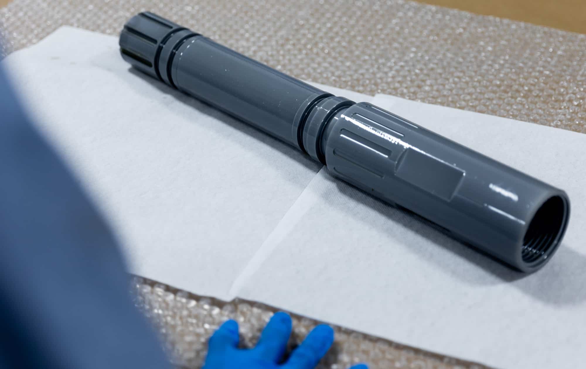 thin dense chrome plating on machined component