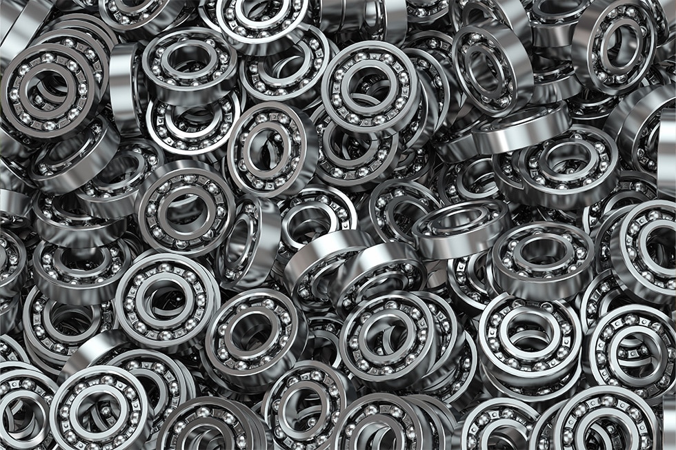 metal contact fatigue eliminated by thin dense chrome coatings