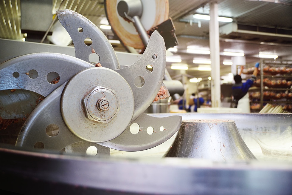 supply chain for meat processors with chrome coatings