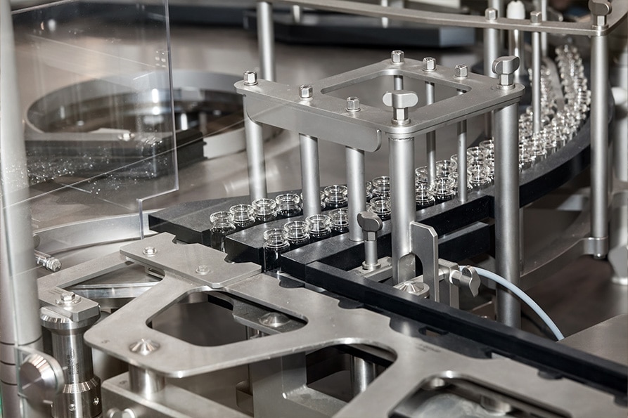 chromium coatings see on pharmaceutical packaging line
