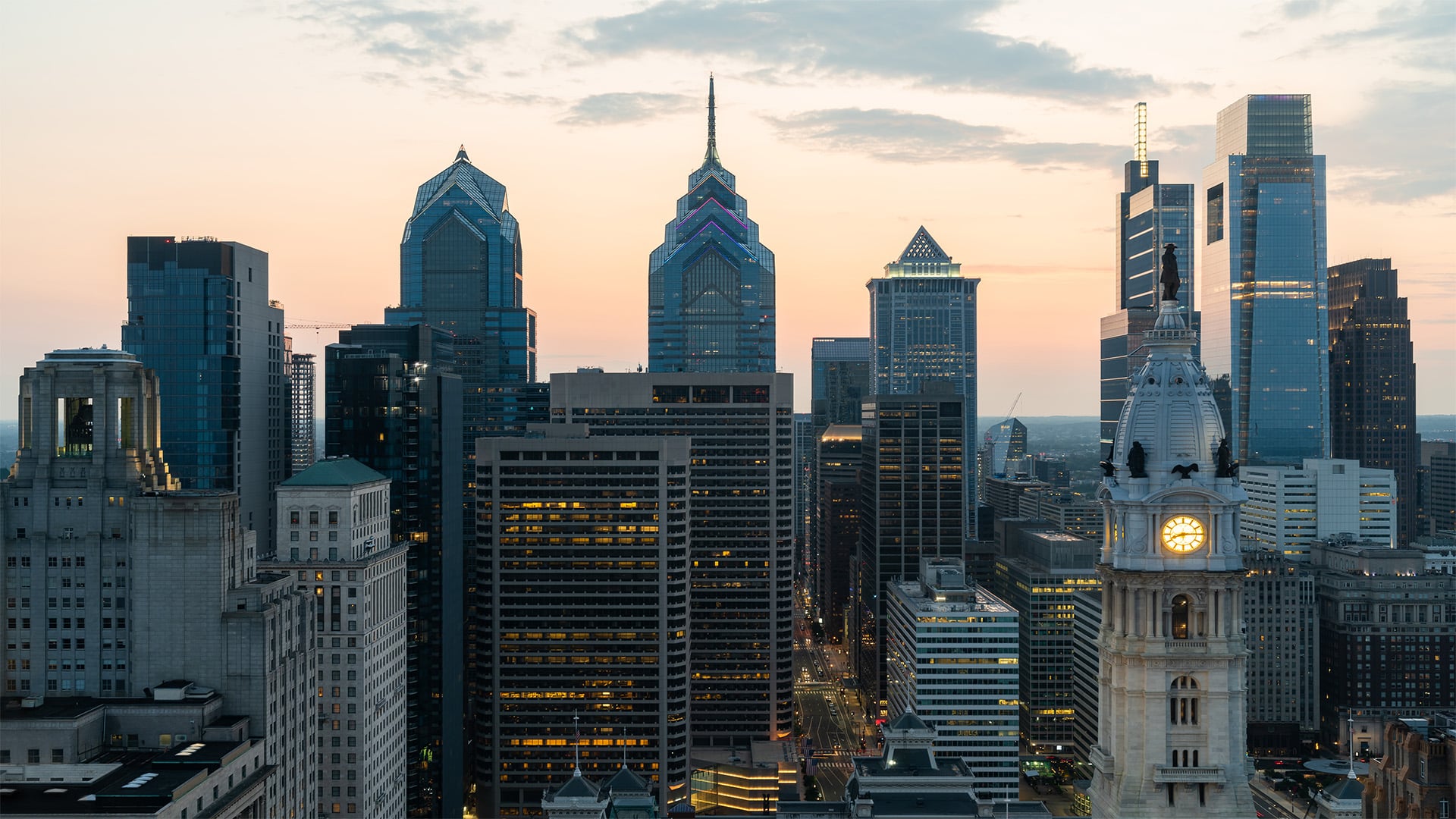 Armoloy Philadelphia city skyline