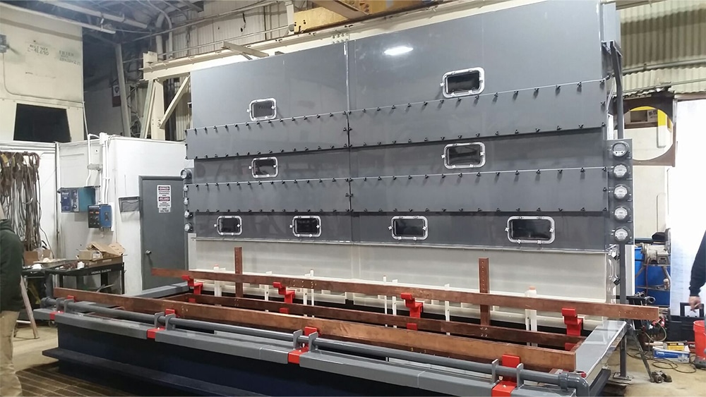 ScrubAir Chrome mist scrubber installed at Armoloy