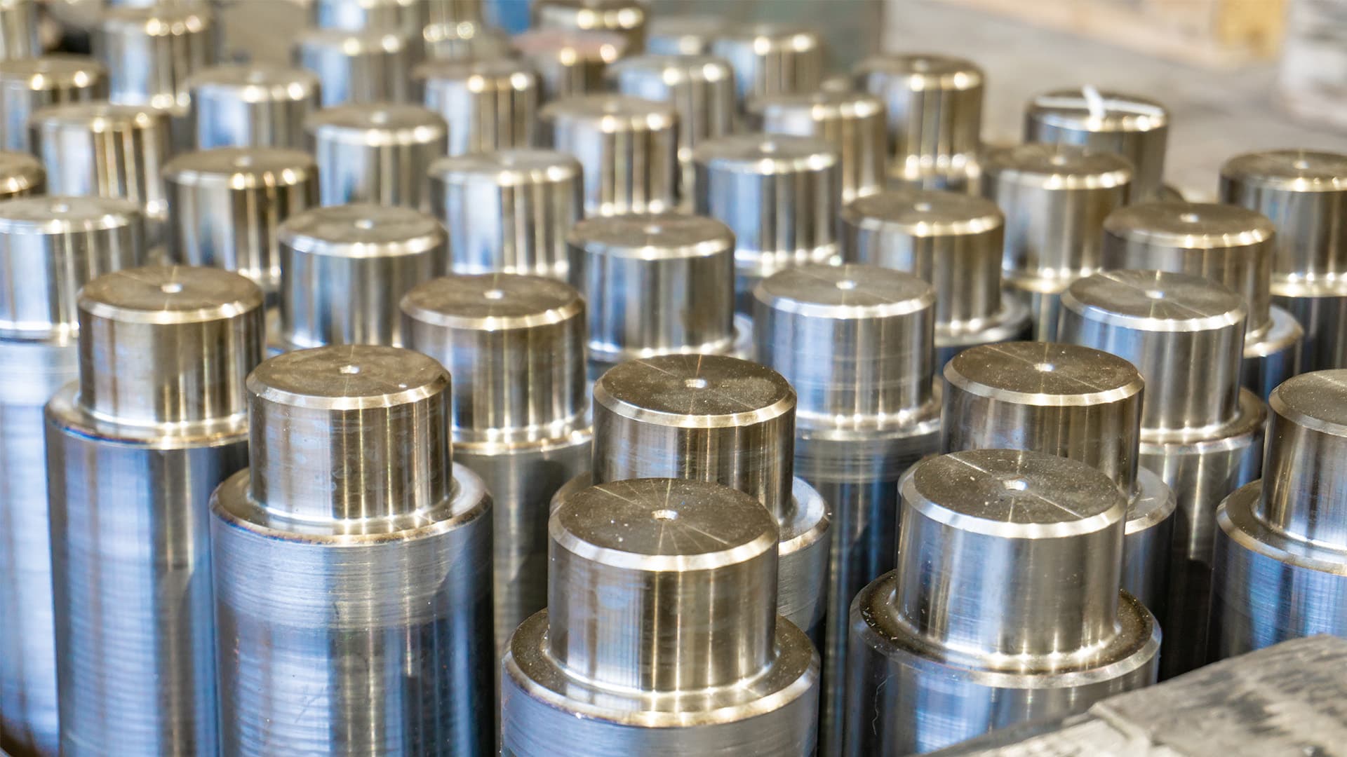 machined components waiting for Armoloy coating